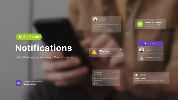 Photo of Notifications – Videohive 59252194