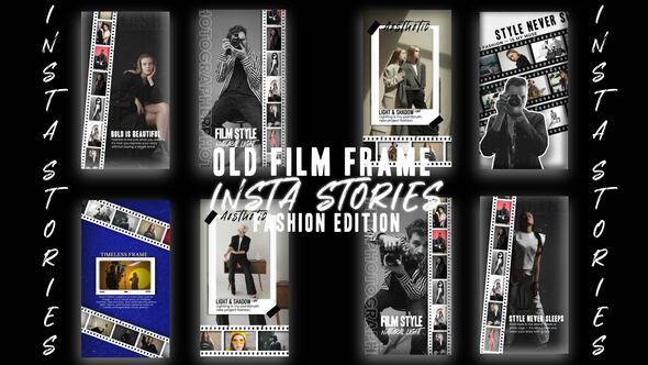 Photo of Old Film Frame Insta Stories – Fashion Edition – Videohive 58726161