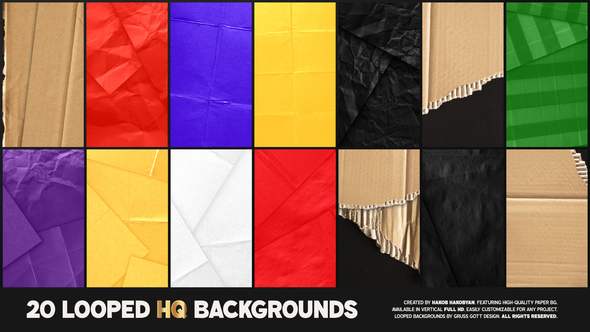 Photo of Paper Backgrounds – Videohive 59281515