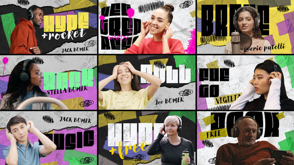 Photo of Paper Pop Freeze Frame – Videohive 59238851