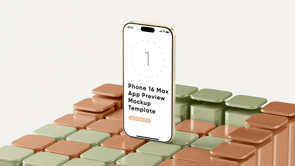 Photo of Phone 16 Max App Preview Screen Template – Videohive 59413511