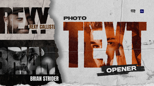 Photo of Photo Text Openers – Videohive 59371147