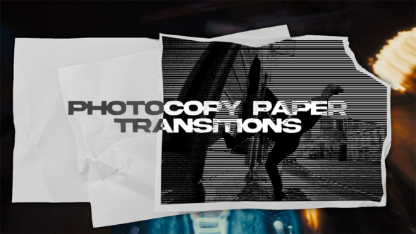 Photo of Photocopy Paper Transitions – Videohive 59242904