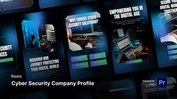 Photo of Reels – Cyber Security Company Profile Premiere Pro Templates – Videohive 59475791