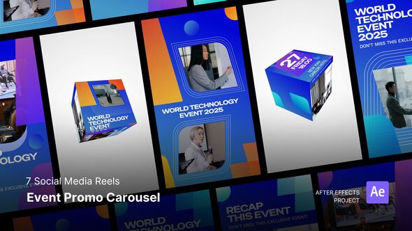 Photo of Reels – Event Promo Carousel After Effects Template – Videohive 59242975