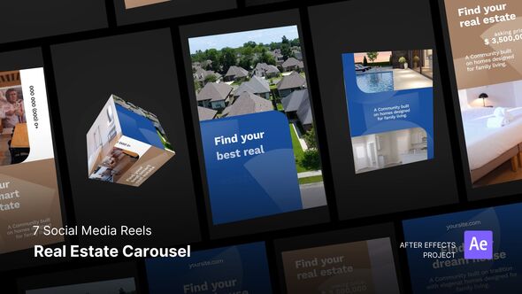 Photo of Reels – Real Estate Carousel After Effects Project Files – Videohive 59276833