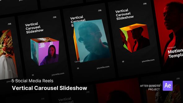 Photo of Reels – Vertical Carousel Slideshow Effect After Effects Project Files – Videohive 59157330