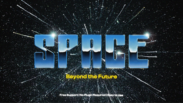 Photo of Retro Chrome Text Effect – Videohive 59199109