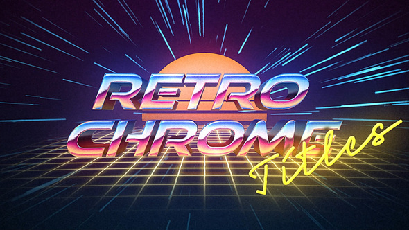 Photo of Retro Chrome Titles – Videohive 59407218