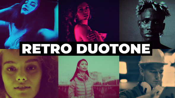 Photo of Retro Duotone Effects | Apple Motion – Videohive 59172770