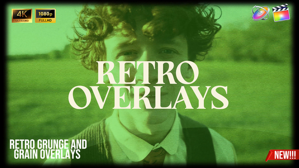 Photo of Retro Grunge and Grain Overlays for Apple Motion and Final Cut Pro – Videohive 59404539