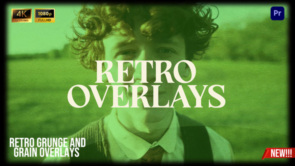 Photo of Retro Grunge and Grain Overlays For Premiere Pro – Videohive 59207393