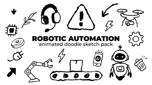 Photo of Robotic Automation – Animated Doodle Sketch Pack – Videohive 59269894