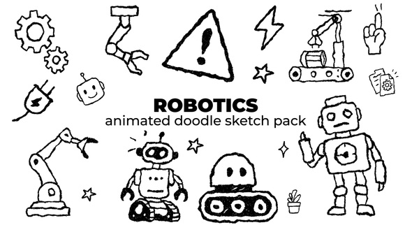 Photo of Robotics – Animated Doodle Sketch Pack – Videohive 59280897