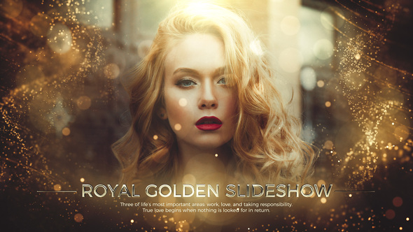 Photo of Royal Golden Slideshow – Videohive 28995729