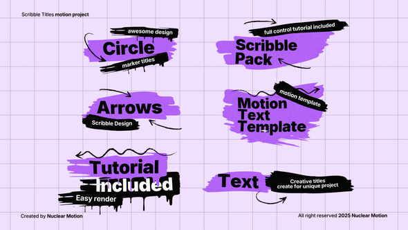 Photo of Scribble Text Animation – Videohive 59208377