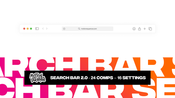 Photo of Search Bar 2.0 – Videohive 59400719