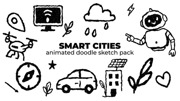 Photo of Smart Cities – Animated Doodle Sketch Pack – Videohive 59280908