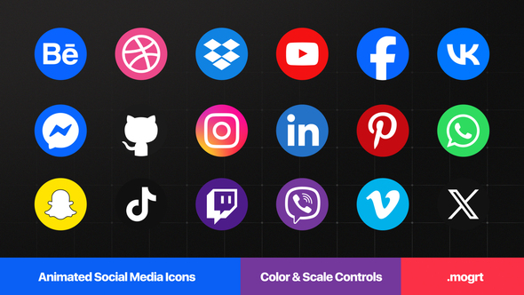 Photo of Social Media Icons – Videohive 59271314