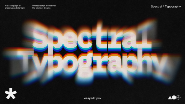 Photo of Spectral Typography | DR – Videohive 59413298