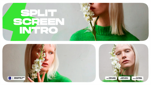 Photo of Split Screen Intro – Multiscreen Slideshow I MOGRT – Videohive 59143775