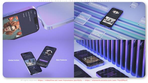 Photo of Stylish Mobile Mockup Presentation – Videohive 59407501