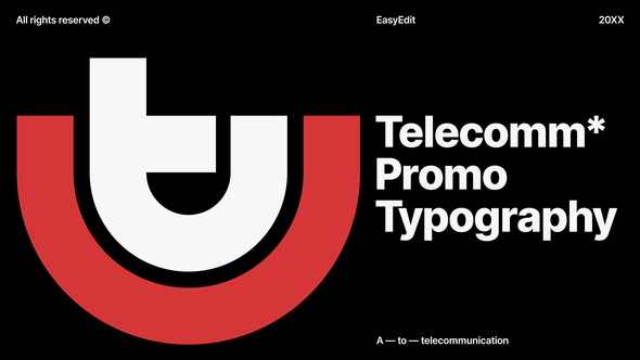 Photo of Telecomm Promo Typography | MOGRT – Videohive 59323076
