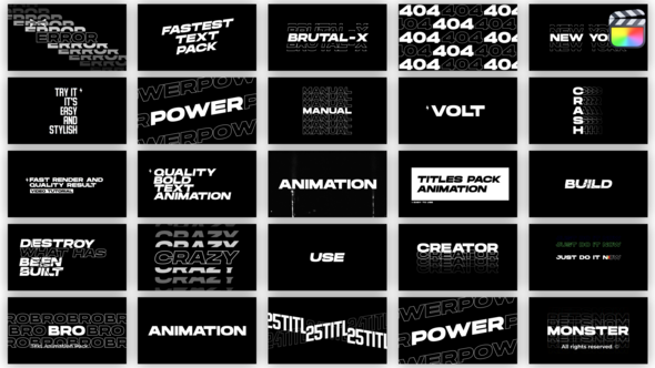Photo of Text Animation Pack  FCPX – Videohive 59268331