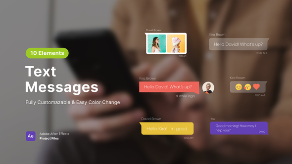 Photo of Text Messages – Videohive 59252147