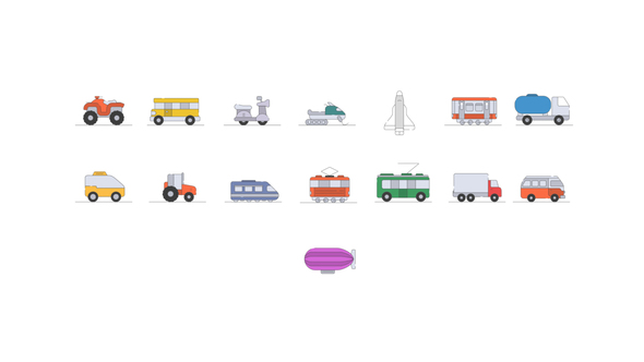 Photo of Transportation Icons vol. 2 – Videohive 58516579