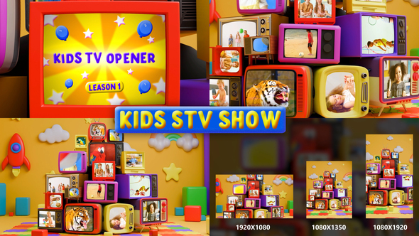 Photo of TV opener for kids shows || Includes Portrait & Vertical Versions! – Videohive 59192548