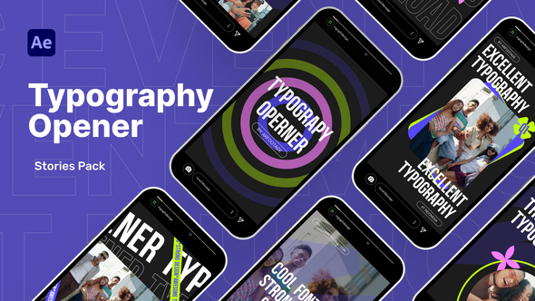 Photo of Typography Intro Stories Pack – Videohive 59450987