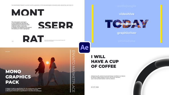 Photo of Typography Scenes – Videohive 59514542