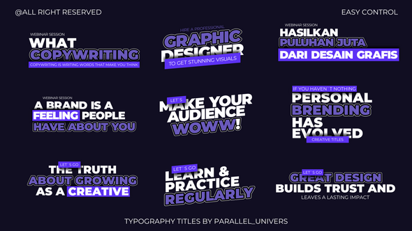 Photo of Typography Titles | AE – Videohive 59387956