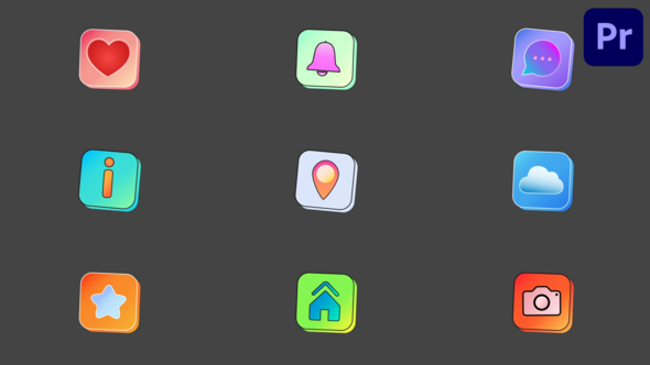 Photo of UI App Buttons Pack for Premiere Pro – Videohive 59198377