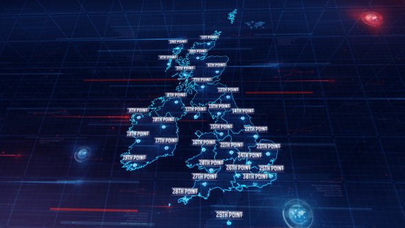Photo of United Kingdom Map – Videohive 19593394