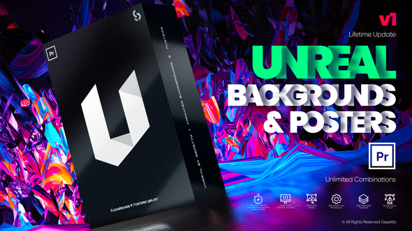 Photo of Unreal I Backgrounds and Posters Premiere Pro – Videohive 33697021