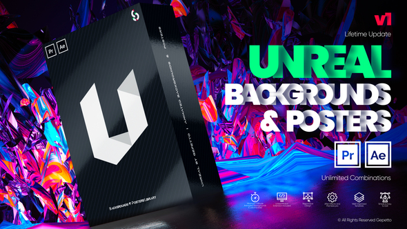Photo of Unreal I Backgrounds and Posters – Videohive 29538969