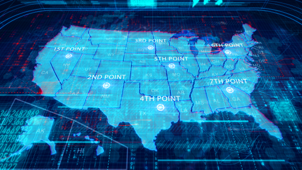 Photo of USA Map – Videohive 11939646