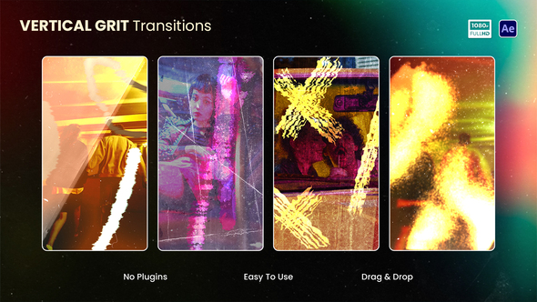 Photo of Vertical Grit Transitions – Videohive 59198617