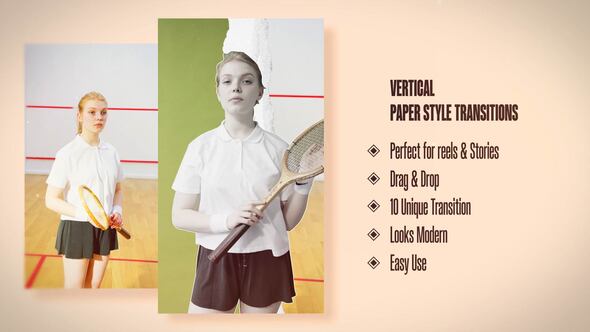 Photo of Vertical Paper Transitions – Videohive 59206236