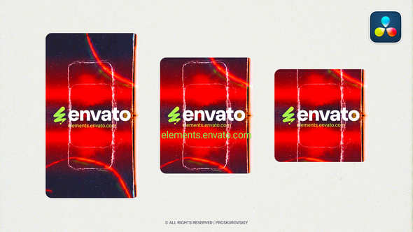 Photo of Vertical Retro Glitch Logo – Videohive 59138950