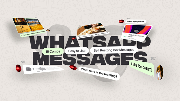 Photo of Whatsapp Messages – Videohive 59402502