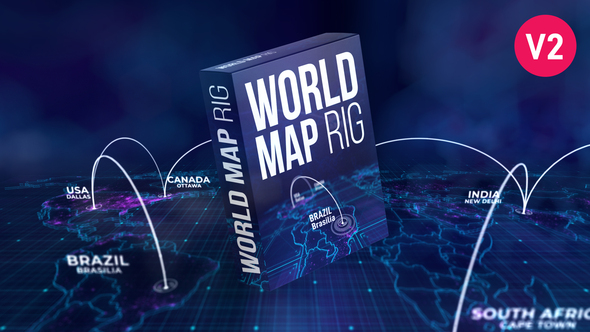 Photo of World Map Rig – Videohive 27809779