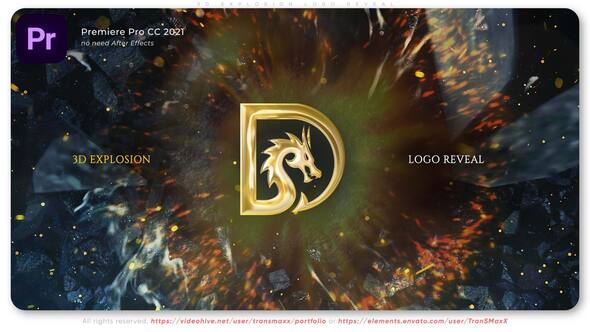 Photo of 3D Explosion – Adobe Premiere Logo Reveal – Videohive 59881624