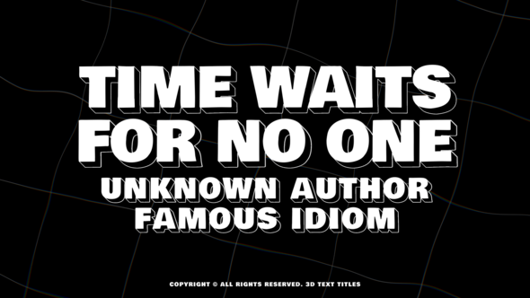 Photo of 3d Text Titles | DR – Videohive 59633320