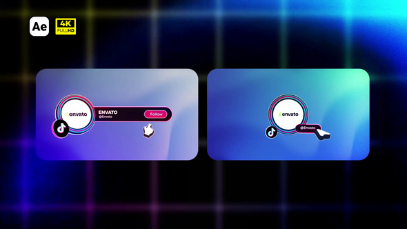 Photo of 3D TikTok Follow & Profile Banner – Videohive 59653020