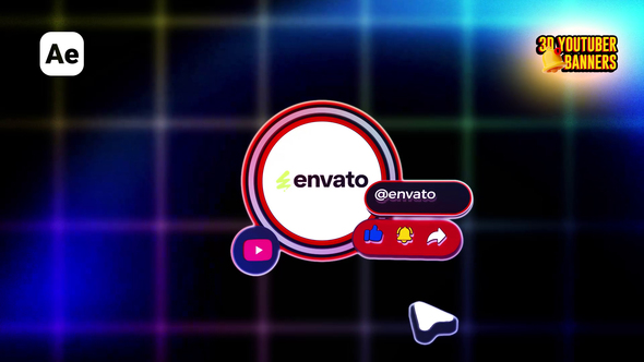 Photo of 3D YouTube Subscribe & Like Banners – Videohive 59710355