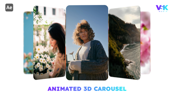 Photo of Animated 3D Carousel | After Effects – Videohive 57489616