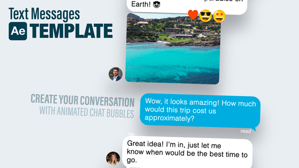 Photo of Text Message Composer – AE Template – Videohive 57096234